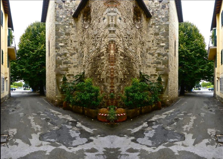 Scorcio della pieve e tigli-Sant'Agata Mugello.